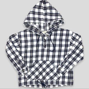 SOLD❗️Blue Hooded Flannel